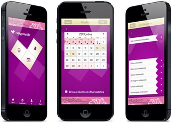 Hölgynaptár© - nőgyógyászati naptár applikáció